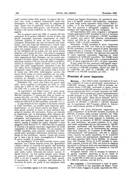 Rivista del freddo periodico mensile illustrato tecnico, scientifico, economico, commerciale