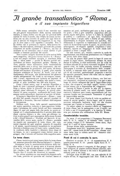 Rivista del freddo periodico mensile illustrato tecnico, scientifico, economico, commerciale