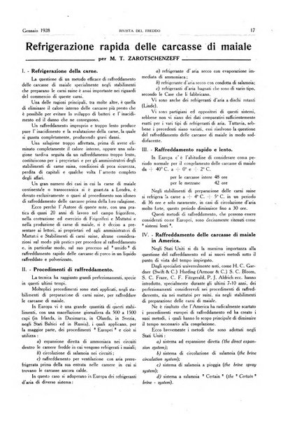 Rivista del freddo periodico mensile illustrato tecnico, scientifico, economico, commerciale