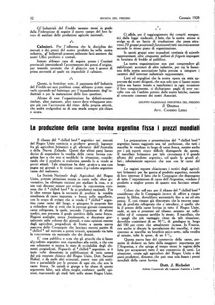 Rivista del freddo periodico mensile illustrato tecnico, scientifico, economico, commerciale