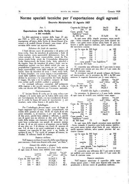 Rivista del freddo periodico mensile illustrato tecnico, scientifico, economico, commerciale