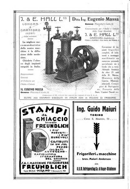 Rivista del freddo periodico mensile illustrato tecnico, scientifico, economico, commerciale