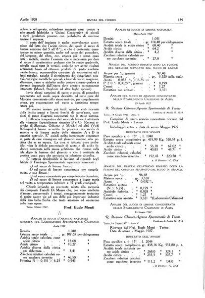 Rivista del freddo periodico mensile illustrato tecnico, scientifico, economico, commerciale