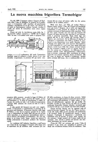 Rivista del freddo periodico mensile illustrato tecnico, scientifico, economico, commerciale