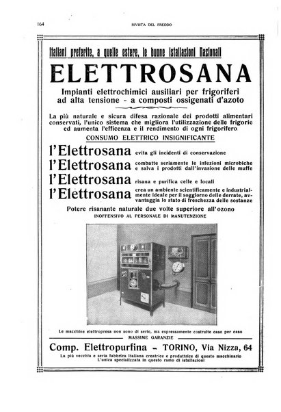 Rivista del freddo periodico mensile illustrato tecnico, scientifico, economico, commerciale