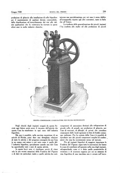 Rivista del freddo periodico mensile illustrato tecnico, scientifico, economico, commerciale