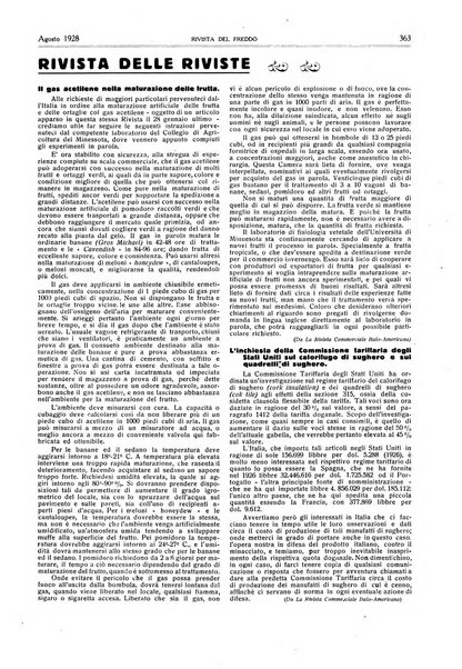 Rivista del freddo periodico mensile illustrato tecnico, scientifico, economico, commerciale