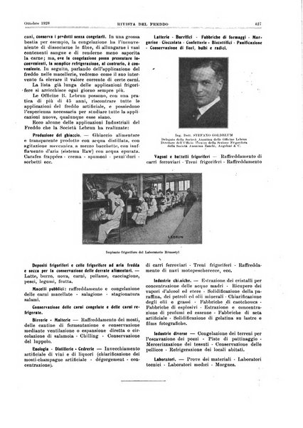 Rivista del freddo periodico mensile illustrato tecnico, scientifico, economico, commerciale