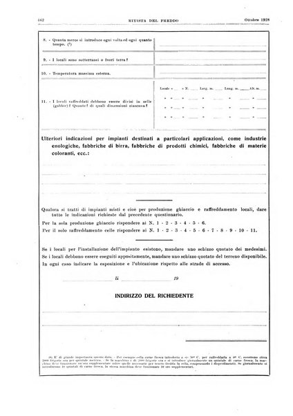 Rivista del freddo periodico mensile illustrato tecnico, scientifico, economico, commerciale