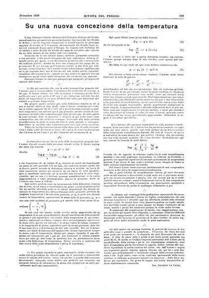 Rivista del freddo periodico mensile illustrato tecnico, scientifico, economico, commerciale