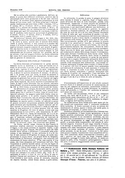 Rivista del freddo periodico mensile illustrato tecnico, scientifico, economico, commerciale