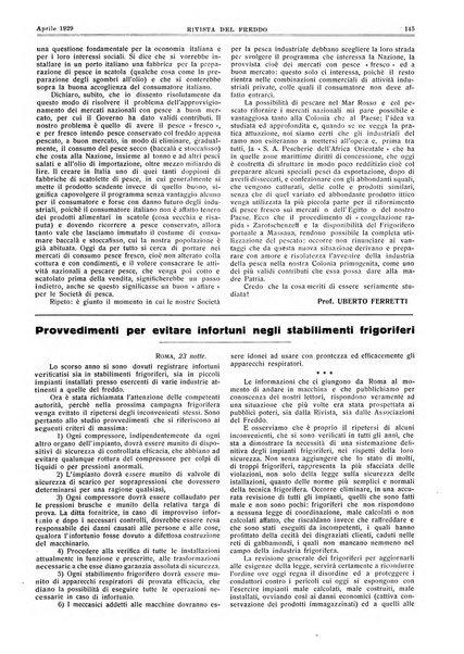 Rivista del freddo periodico mensile illustrato tecnico, scientifico, economico, commerciale