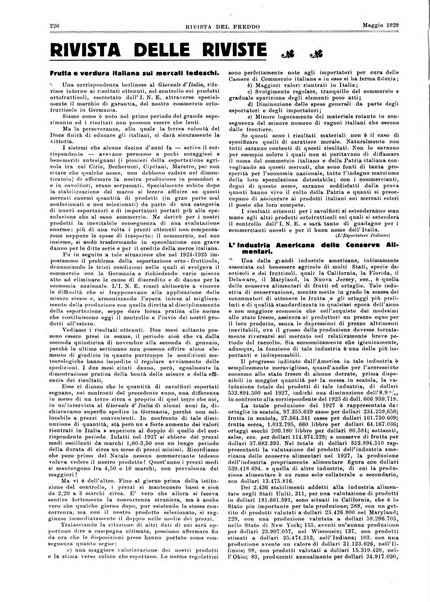 Rivista del freddo periodico mensile illustrato tecnico, scientifico, economico, commerciale