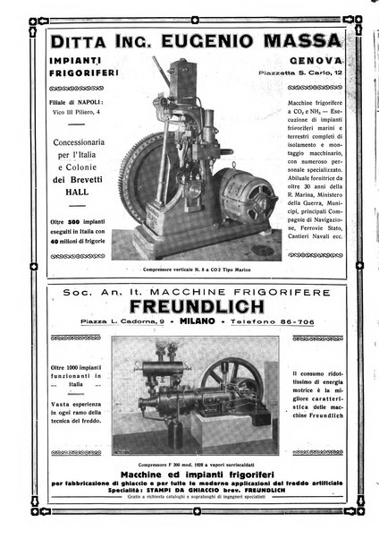 Rivista del freddo periodico mensile illustrato tecnico, scientifico, economico, commerciale