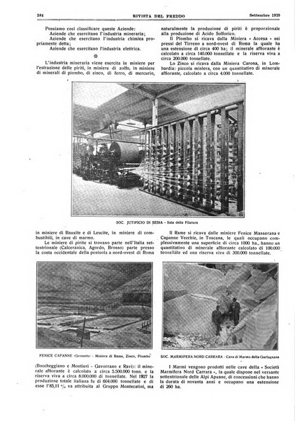 Rivista del freddo periodico mensile illustrato tecnico, scientifico, economico, commerciale