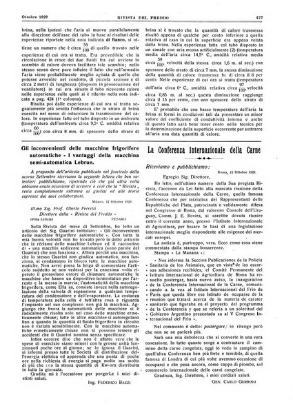 Rivista del freddo periodico mensile illustrato tecnico, scientifico, economico, commerciale