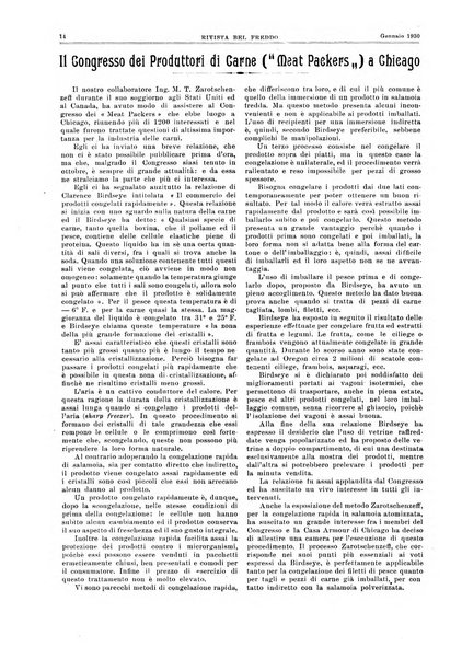 Rivista del freddo periodico mensile illustrato tecnico, scientifico, economico, commerciale