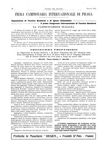 Rivista del freddo periodico mensile illustrato tecnico, scientifico, economico, commerciale