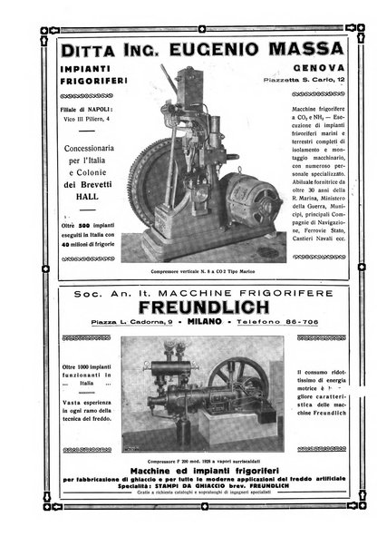 Rivista del freddo periodico mensile illustrato tecnico, scientifico, economico, commerciale