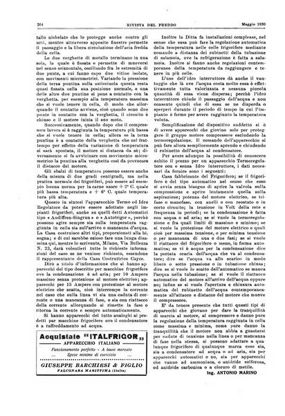 Rivista del freddo periodico mensile illustrato tecnico, scientifico, economico, commerciale