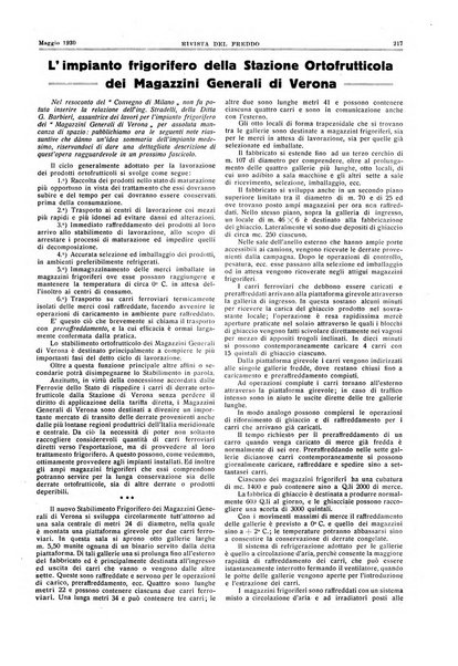 Rivista del freddo periodico mensile illustrato tecnico, scientifico, economico, commerciale