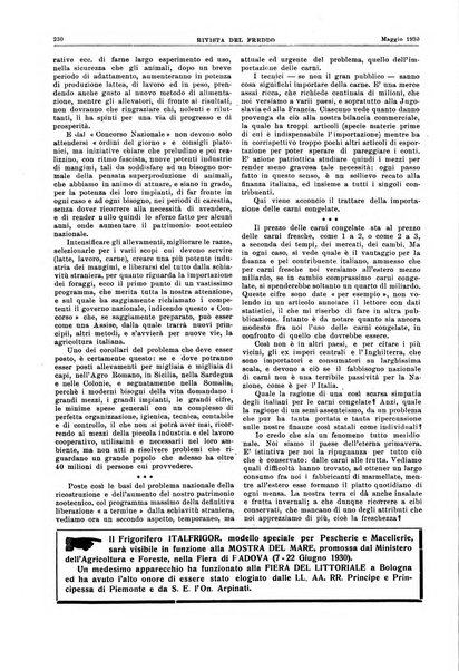 Rivista del freddo periodico mensile illustrato tecnico, scientifico, economico, commerciale