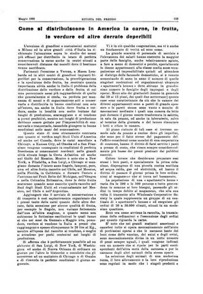 Rivista del freddo periodico mensile illustrato tecnico, scientifico, economico, commerciale