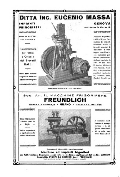 Rivista del freddo periodico mensile illustrato tecnico, scientifico, economico, commerciale