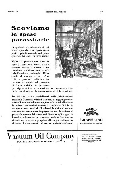 Rivista del freddo periodico mensile illustrato tecnico, scientifico, economico, commerciale