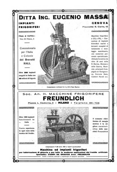 Rivista del freddo periodico mensile illustrato tecnico, scientifico, economico, commerciale