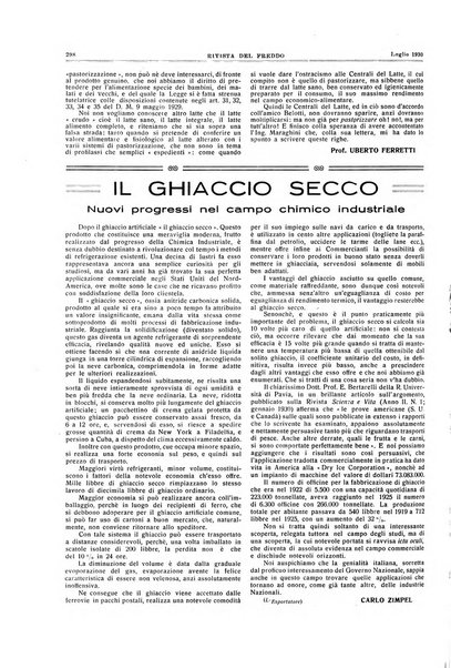 Rivista del freddo periodico mensile illustrato tecnico, scientifico, economico, commerciale