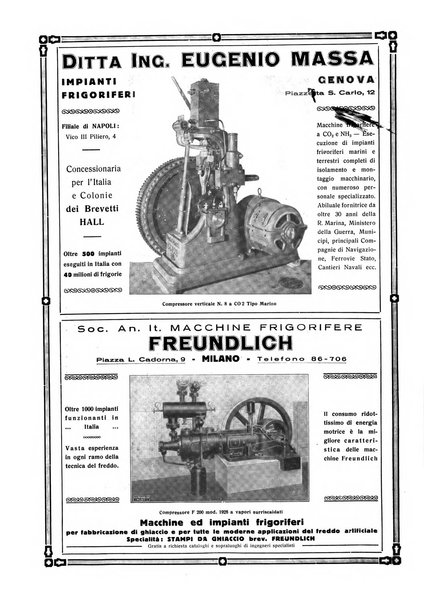 Rivista del freddo periodico mensile illustrato tecnico, scientifico, economico, commerciale