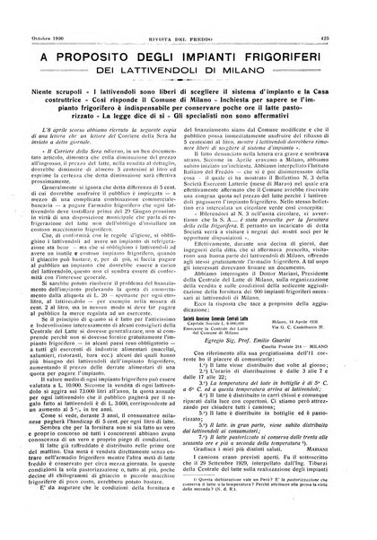 Rivista del freddo periodico mensile illustrato tecnico, scientifico, economico, commerciale