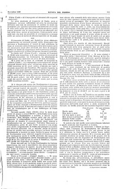 Rivista del freddo periodico mensile illustrato tecnico, scientifico, economico, commerciale