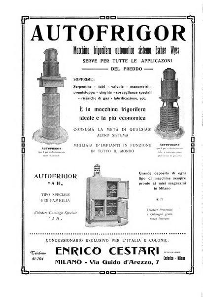 Rivista del freddo periodico mensile illustrato tecnico, scientifico, economico, commerciale