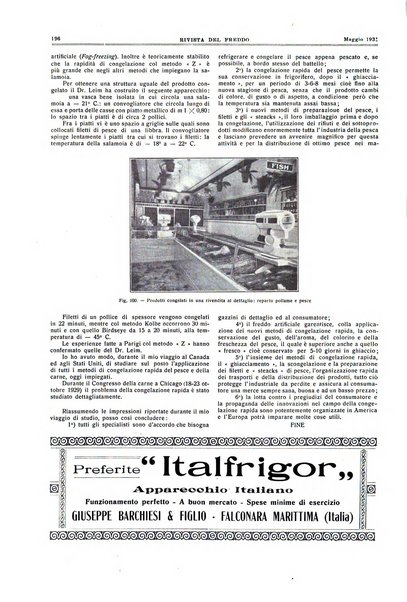 Rivista del freddo periodico mensile illustrato tecnico, scientifico, economico, commerciale