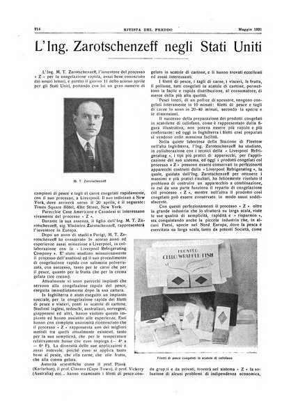 Rivista del freddo periodico mensile illustrato tecnico, scientifico, economico, commerciale