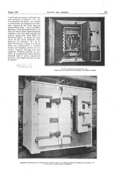 Rivista del freddo periodico mensile illustrato tecnico, scientifico, economico, commerciale