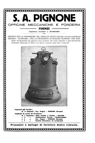 Rivista del freddo periodico mensile illustrato tecnico, scientifico, economico, commerciale