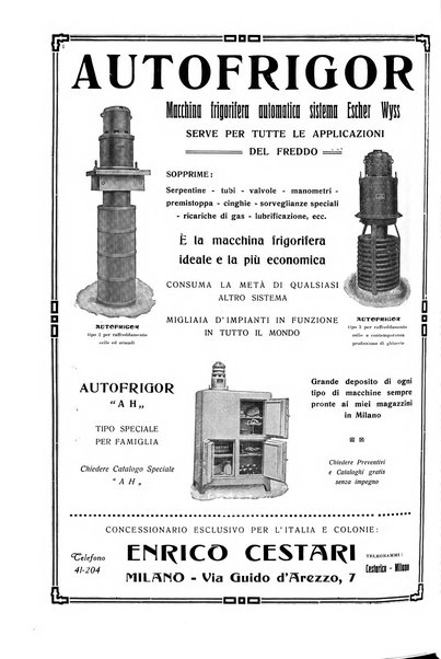 Rivista del freddo periodico mensile illustrato tecnico, scientifico, economico, commerciale