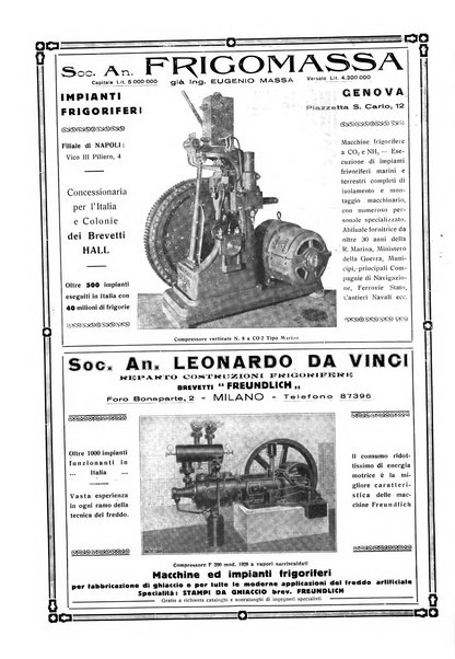 Rivista del freddo periodico mensile illustrato tecnico, scientifico, economico, commerciale