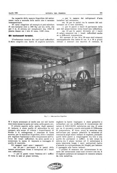 Rivista del freddo periodico mensile illustrato tecnico, scientifico, economico, commerciale