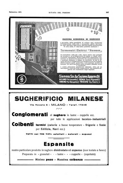 Rivista del freddo periodico mensile illustrato tecnico, scientifico, economico, commerciale