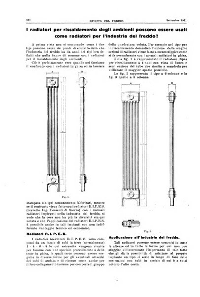 Rivista del freddo periodico mensile illustrato tecnico, scientifico, economico, commerciale