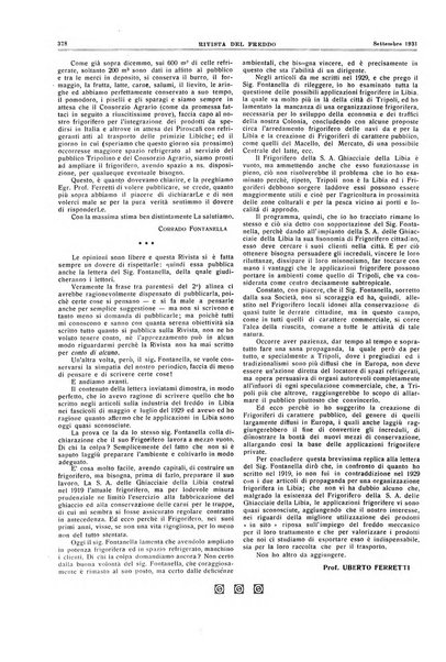 Rivista del freddo periodico mensile illustrato tecnico, scientifico, economico, commerciale