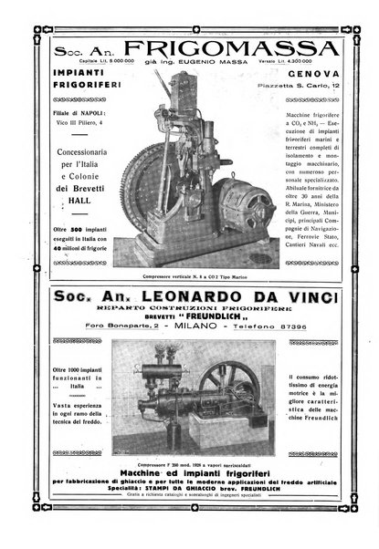 Rivista del freddo periodico mensile illustrato tecnico, scientifico, economico, commerciale