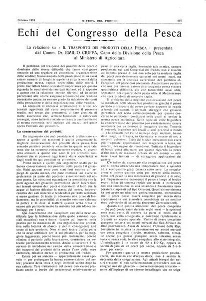 Rivista del freddo periodico mensile illustrato tecnico, scientifico, economico, commerciale