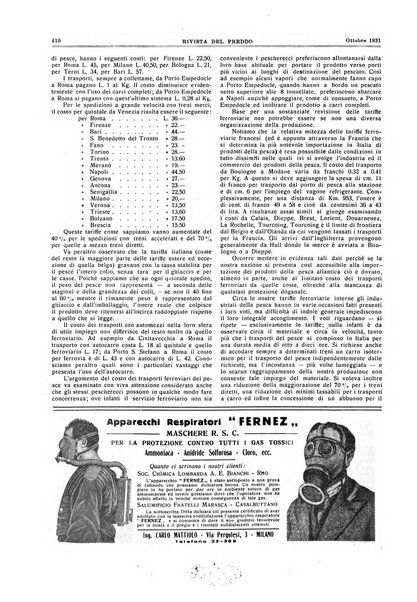 Rivista del freddo periodico mensile illustrato tecnico, scientifico, economico, commerciale