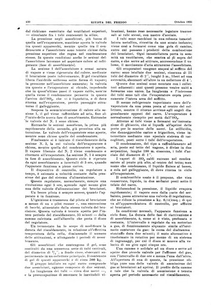 Rivista del freddo periodico mensile illustrato tecnico, scientifico, economico, commerciale