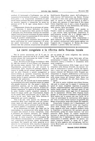 Rivista del freddo periodico mensile illustrato tecnico, scientifico, economico, commerciale